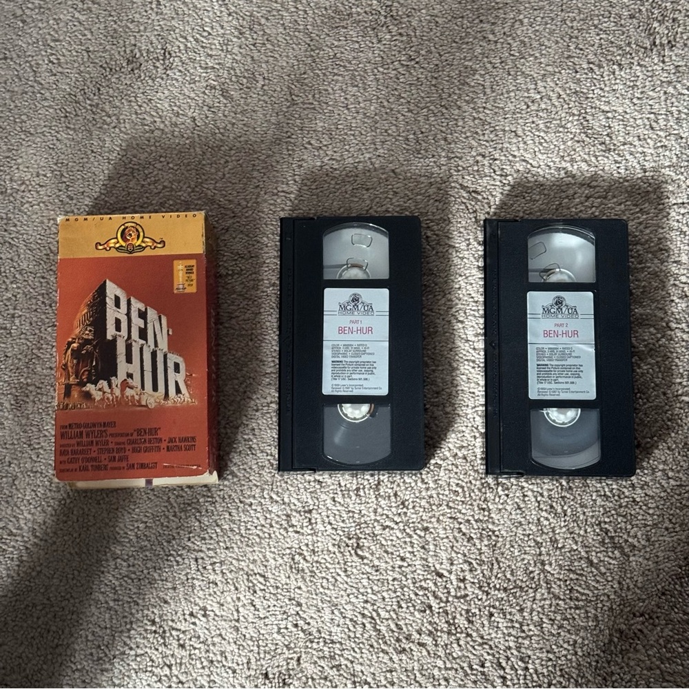 Ben-Hur VHS Tapes